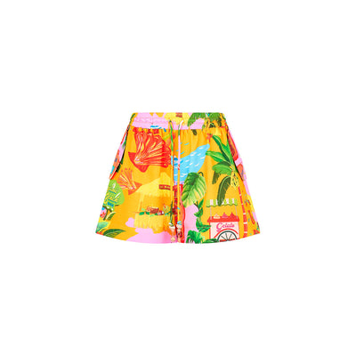 Lightweight Summer Shorts - Sunlit Spritz