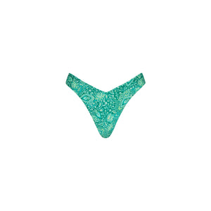 Y Cheeky Bikini Bottom - Emerald Aura