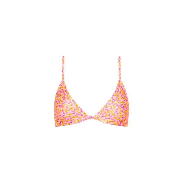 Underwire Triangle B-C Cup Bikini Top - Sherbet Shimmer