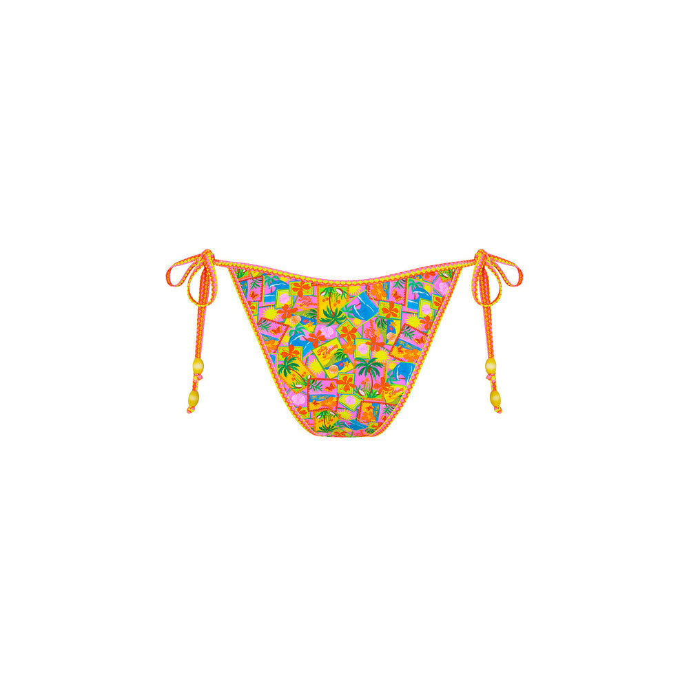Bind Dipped Cheeky Tie Bikini Bottom - Sunshine Snaps