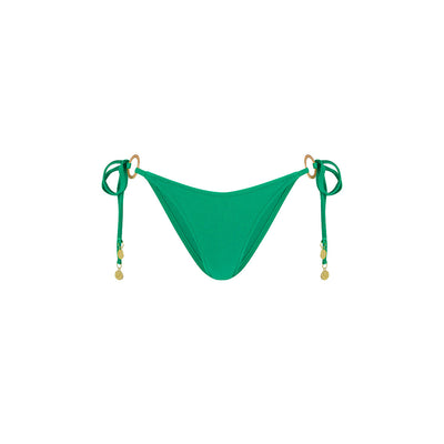 Ring Cheeky Tie Bikini Bottom - Island Lush
