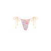 Micro Thong Tie Side Bikini Bottom - Citron Coast