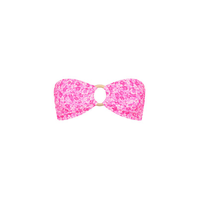Strapless Bandeau Bikini Top - Berry Burst