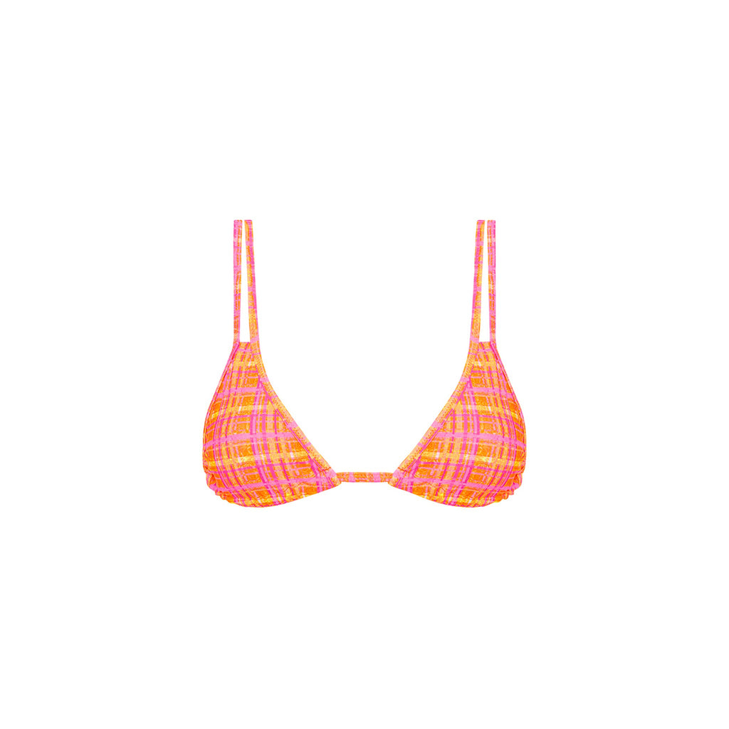 Twin Strap Bralette Bikini Top - Peaches