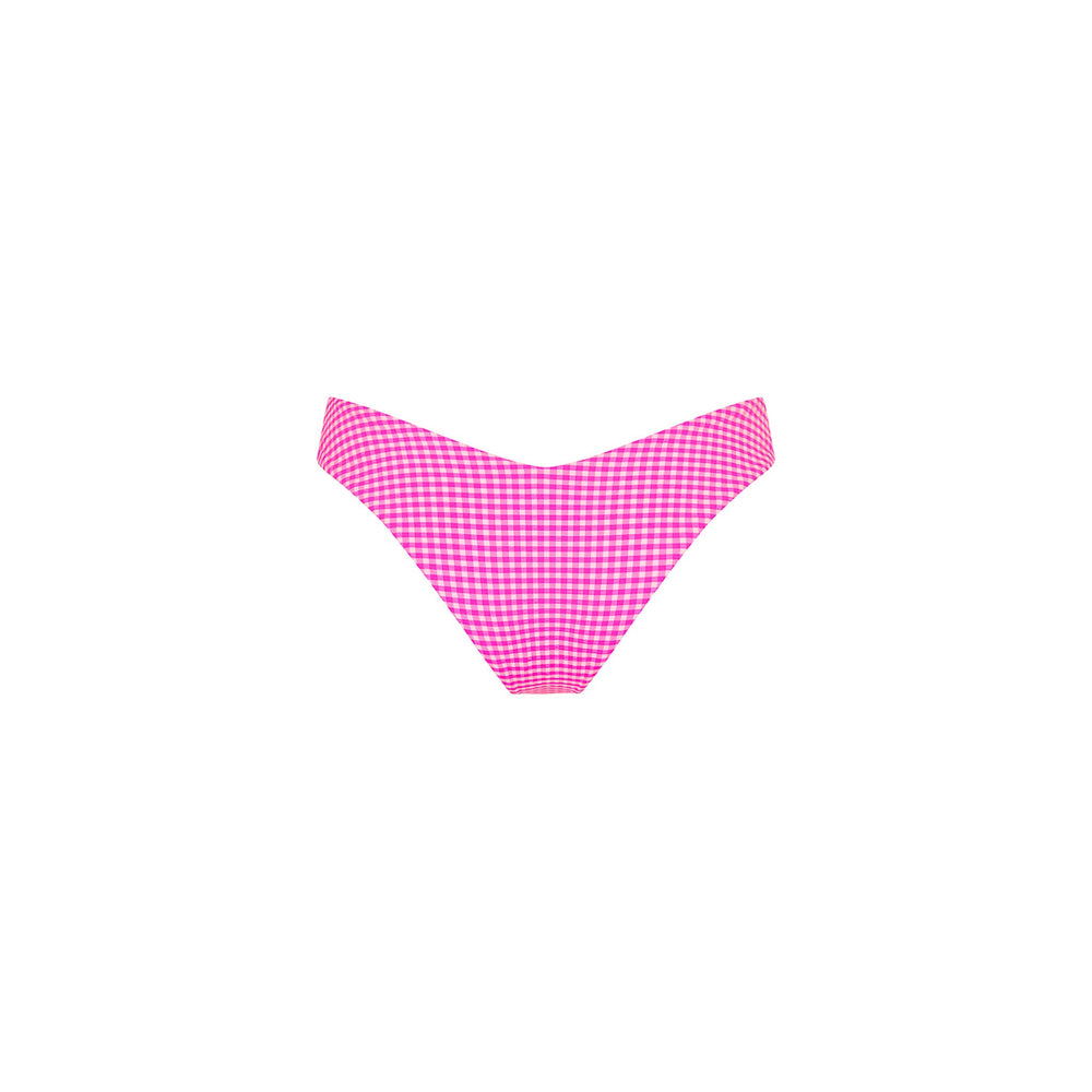 Cheeky V Bikini Bottom - Pink Diva