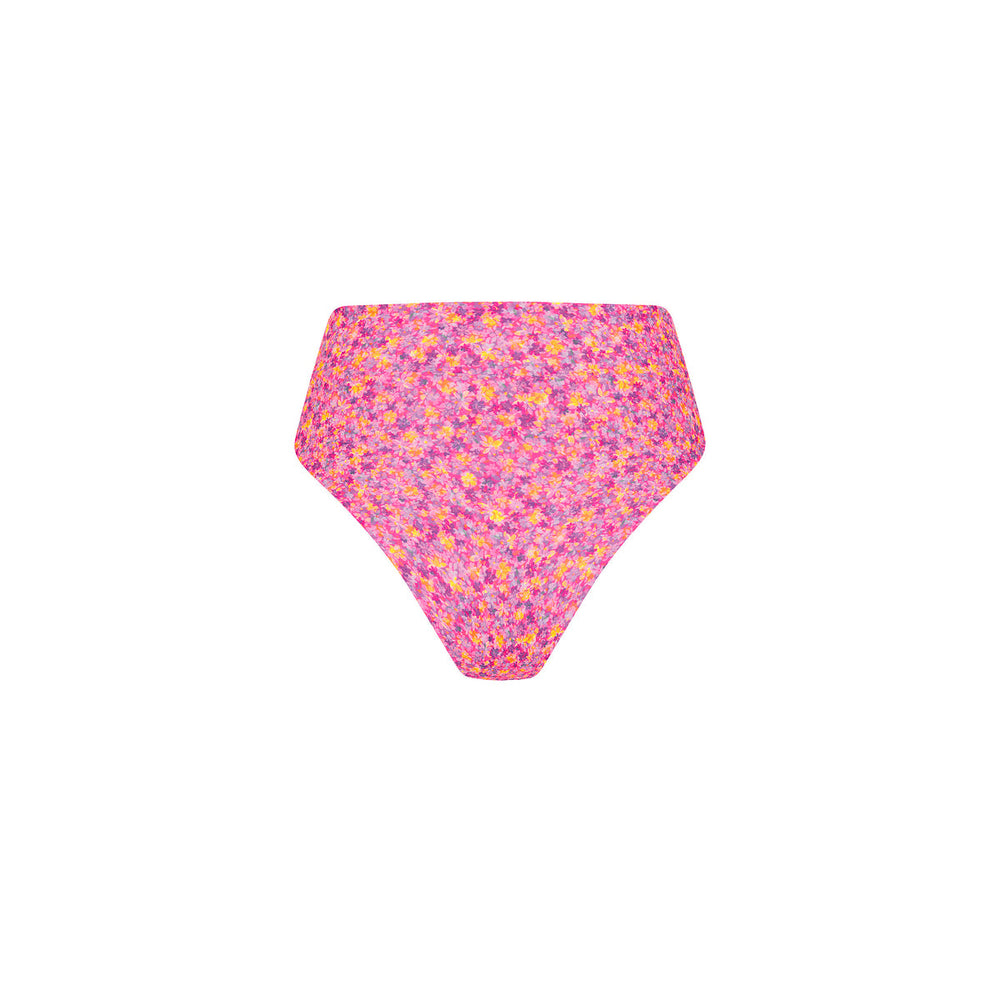 High Hip Cheeky Bikini Bottom - Gelato Bloom