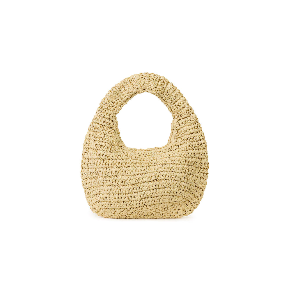 Stroh-Minitasche – Kiefer Limette