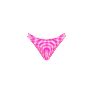 Dekoratives Bikini-Unterteil mit vollständiger Abdeckung - Pink Diva