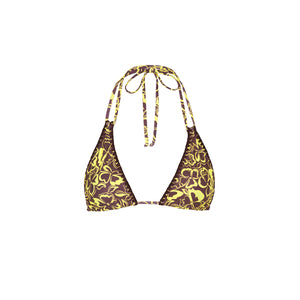 Simple Crochet Halter Bikini Top - Coconut Kisses
