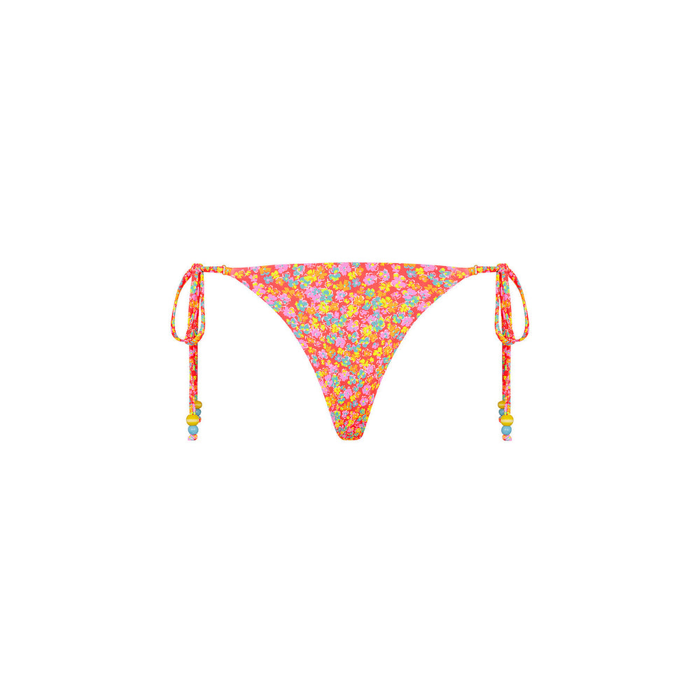 Thong Tie Side Bikini Bottom - Bubble Pop