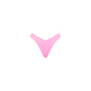 Y Cheeky Bikini Bottom - Taffy Pink Ribbed