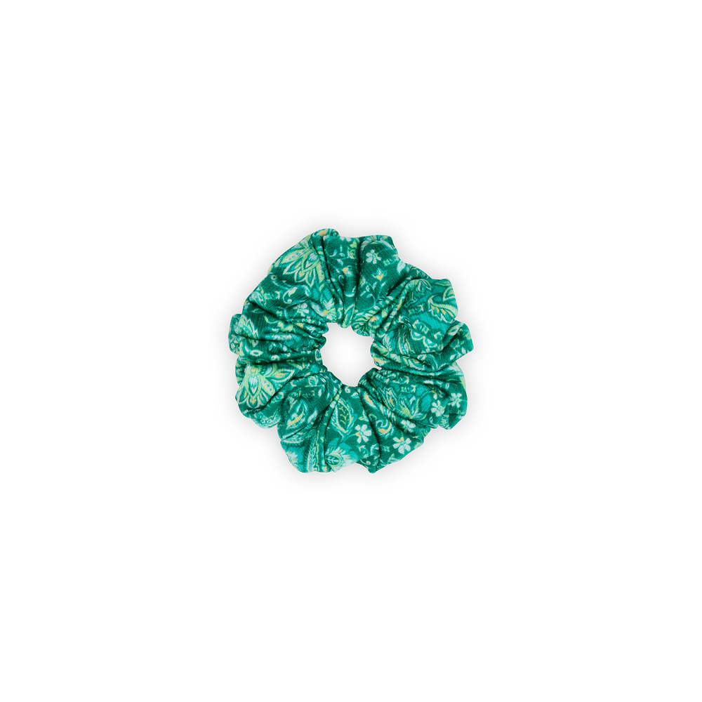 Scrunchie Hair Tie - Emerald Aura
