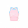 Bind Crop Tank Top - Pink Tides