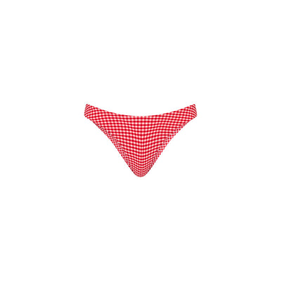 Minimal Full Coverage Bikini Bottom - Strawberry Siesta