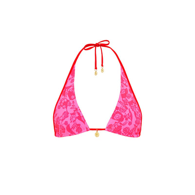 Bind Tie Halter Bikini Top - Hearts Collide
