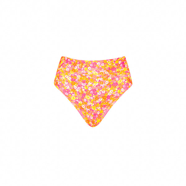 High Hip Cheeky Bikini Bottom - Mimosa Meadows