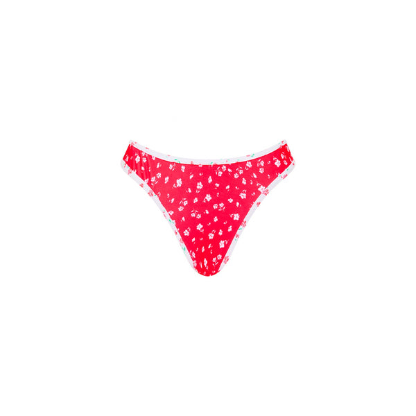 Modest Bind Full Coverage Bikini Bottom - Cherry Cove