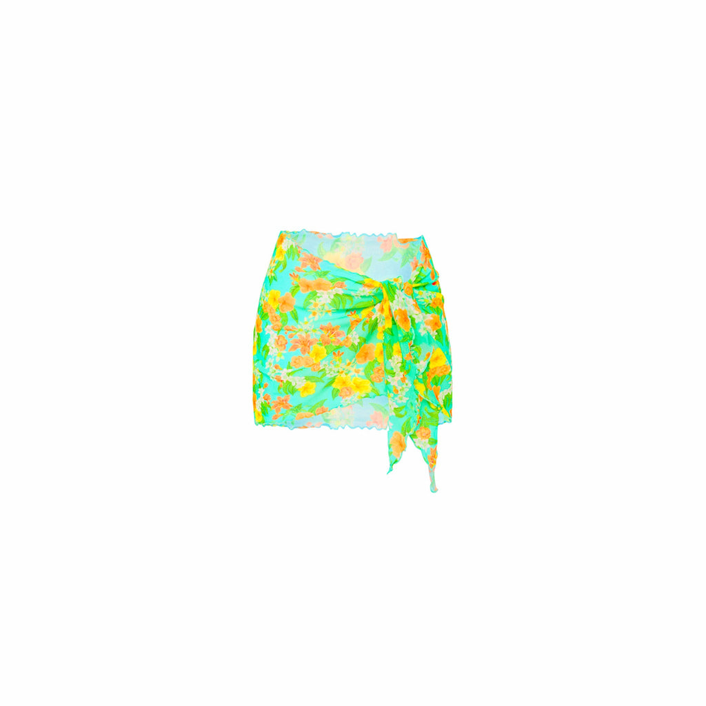 Mini Mesh Polyester Stretch Sarong - Sunkissed Soul