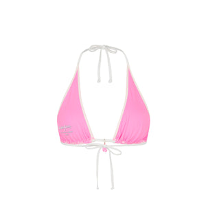 Bind Triangle Halter Bikini Top - Sugar Sprinkle