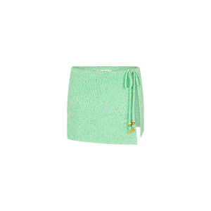 Strick-Sarong mit seitlicher Bindung – Sea Glimmer