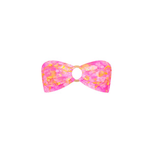 Strapless Bandeau Bikini Top - Petal Pop