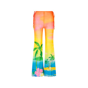 Pantalon évasé en maille à nouer - Bahama Breeze