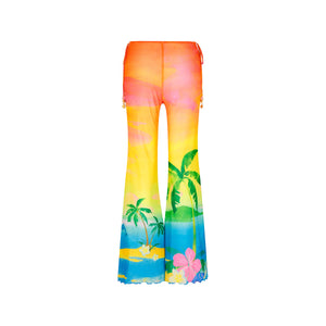 Pantalon évasé en maille à nouer - Bahama Breeze