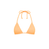 Slide Triangle Bikini Top - Mango Ribbed