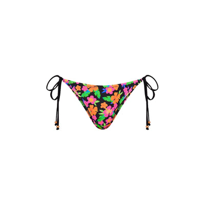 Full Coverage Tie Bikini Bottom - Midnight Glow