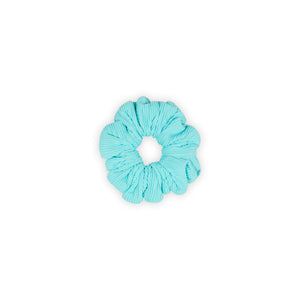 Scrunchie Hair Tie - Calypso Blue