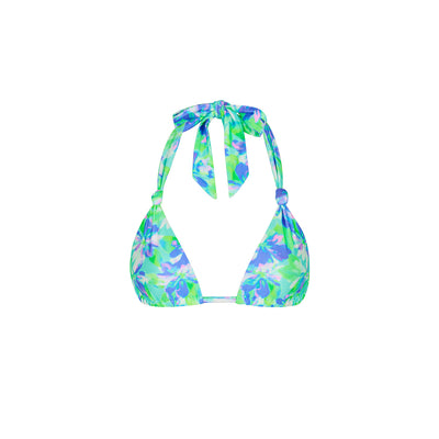Soft Knot Halter Bikini Top - Monaco Whispers