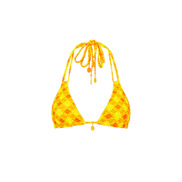 Halter Bralette Bikini Top - Lemontini