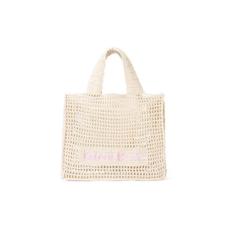 Crochet Tote Bag - Natural