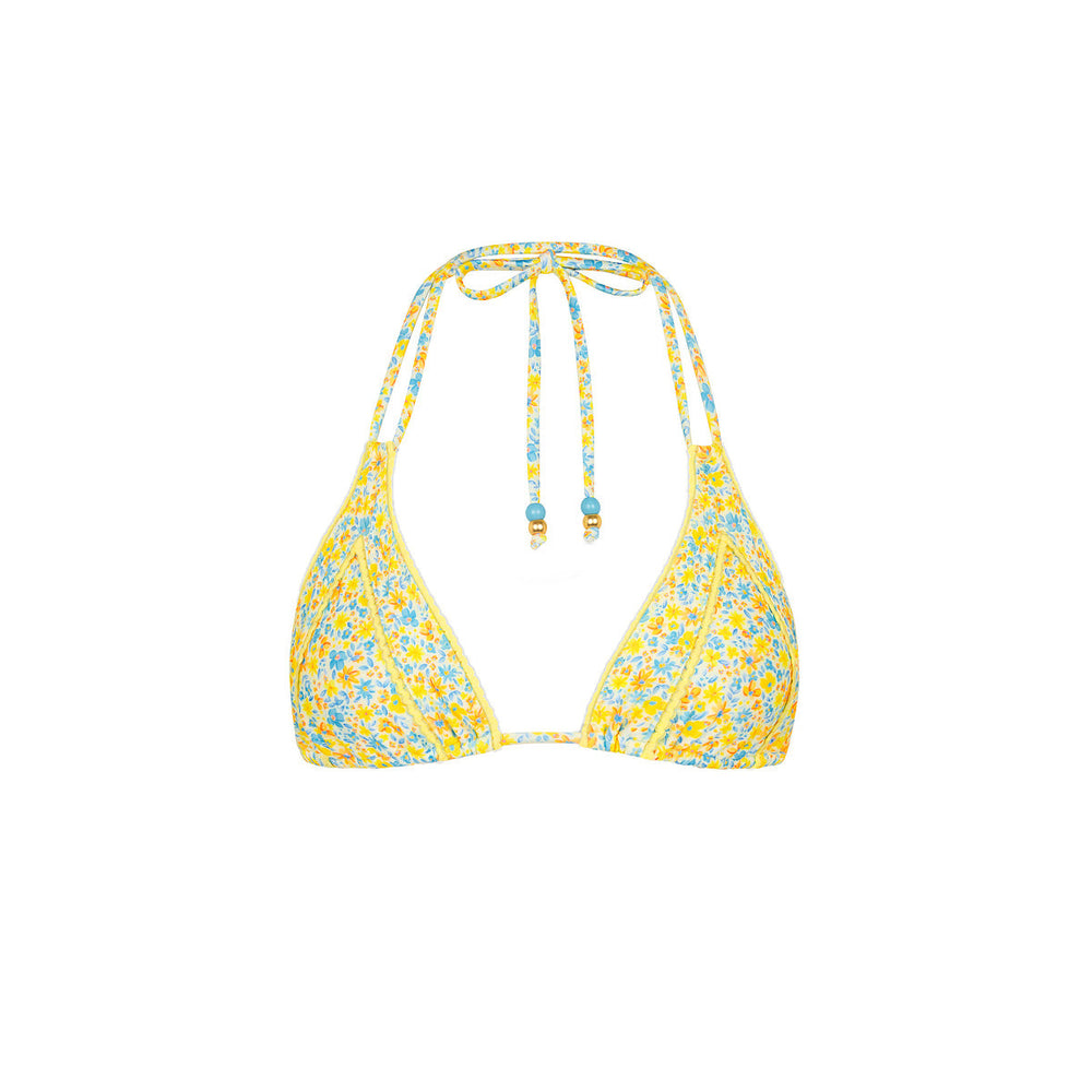 Decorative Panel Halter Bikini Top - Dreamy Daze