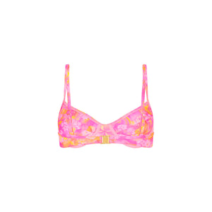 Ditzy Underwire Bra Bikini Top - Petal Pop