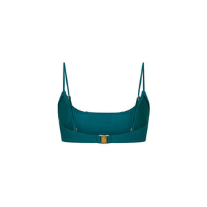 Contour Slim Crop Bikini Top - Laguna Haze