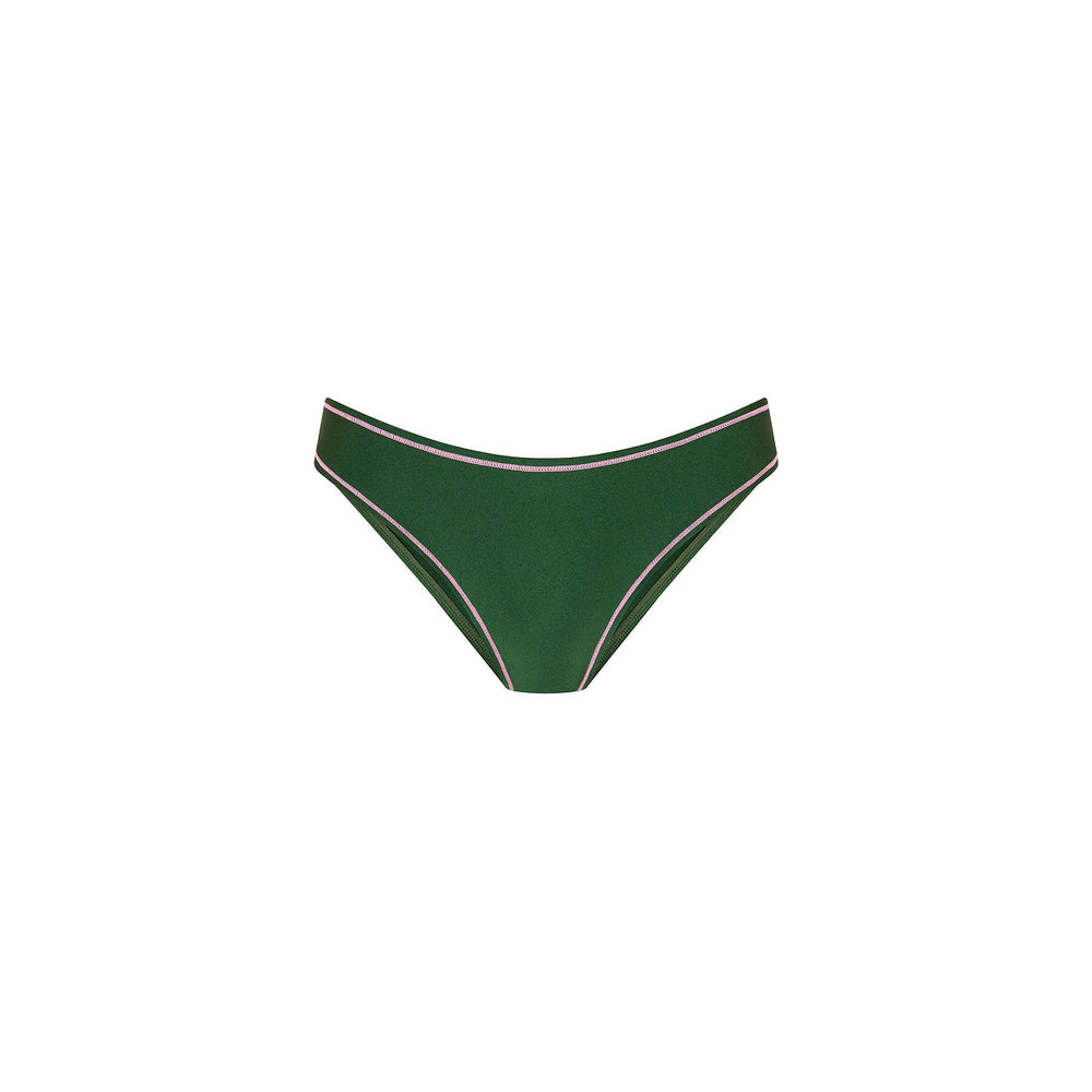 Bas de bikini couvrant Stitch Minimal - Vert genévrier