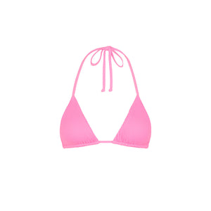 Triangel-Bikini-Oberteil mit Rutsche – Zuckerwatte
