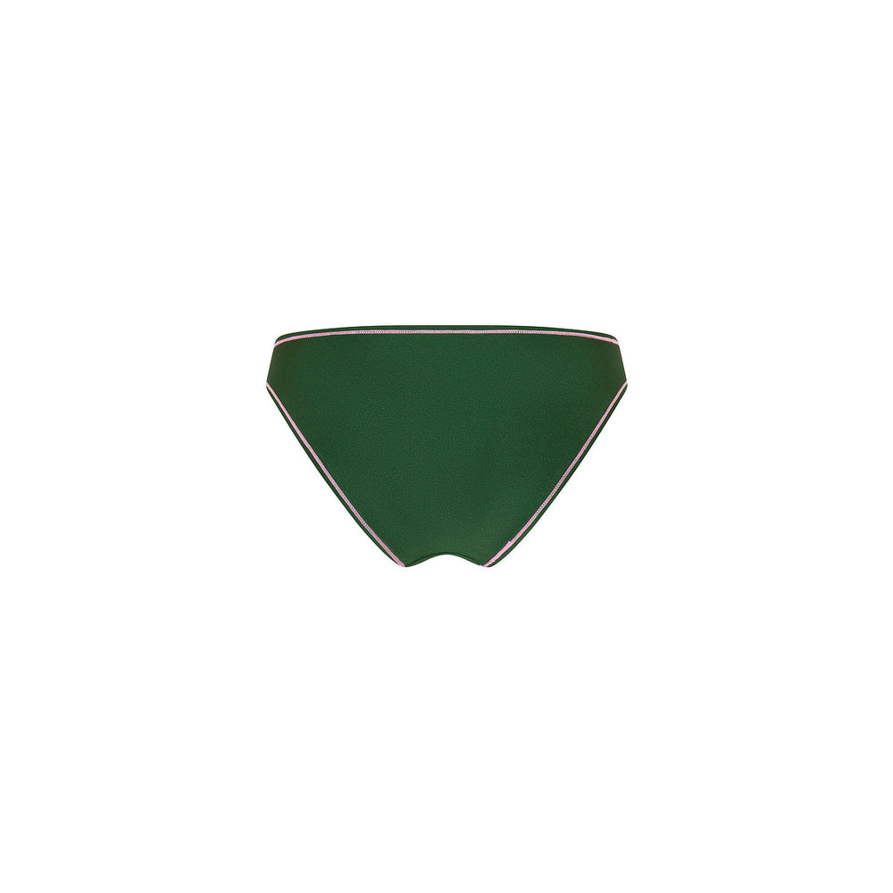 Bas de bikini couvrant Stitch Minimal - Vert genévrier