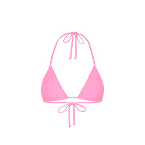 Triangel-Bikini-Oberteil mit Rutsche – Zuckerwatte