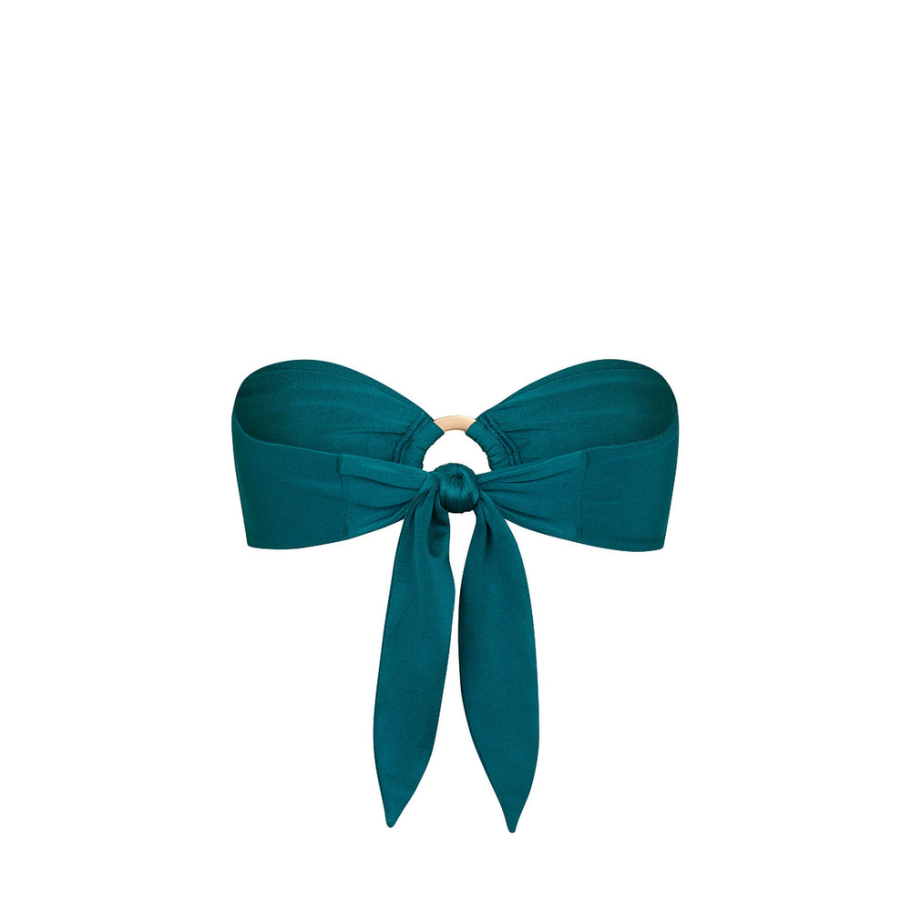 Strapless Bandeau Bikini Top - Laguna Haze