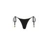 Thong Tie Side Bikini Bottom - Moonlight Black