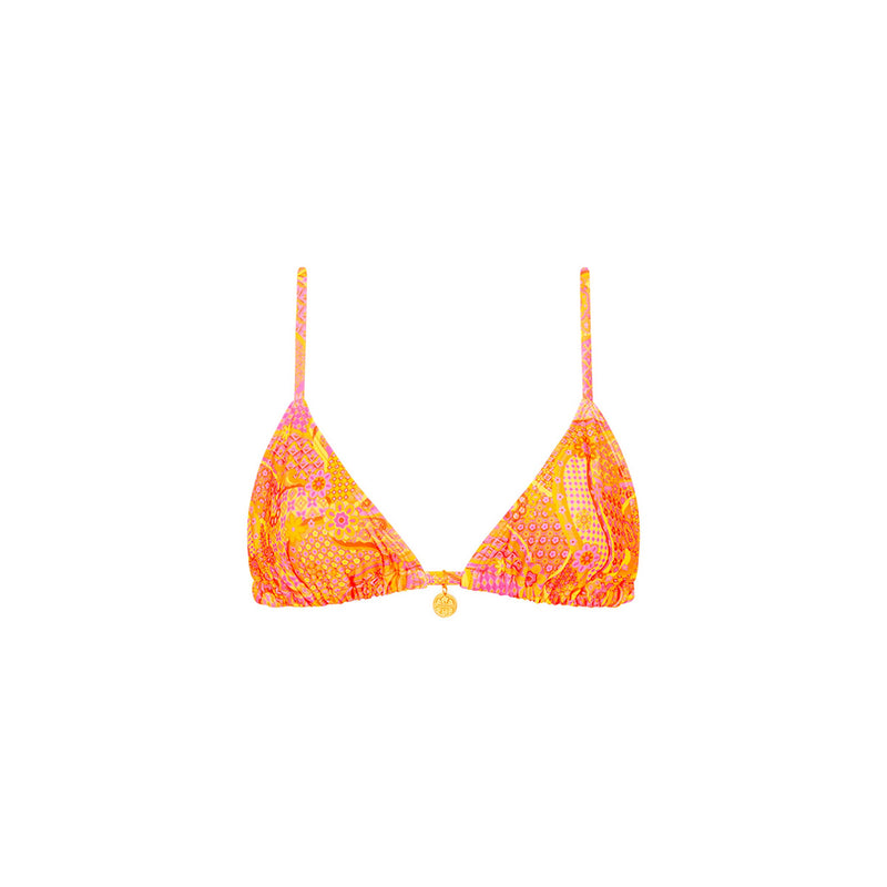 Bralette Bikini Top - Citrus Sunrise