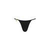 Charm Adjustable Cheeky Bikini Bottom - Moonlight Black