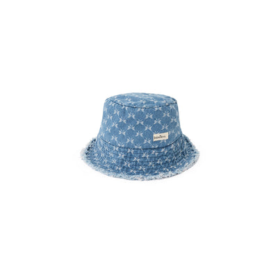 Frayed Brim Bucket Hat - Darling Denim