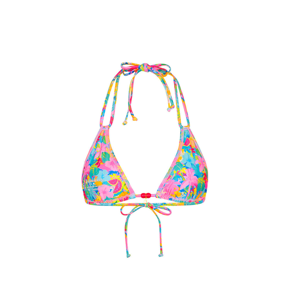 Halter Bralette Bikini Top - Pretty Paradise