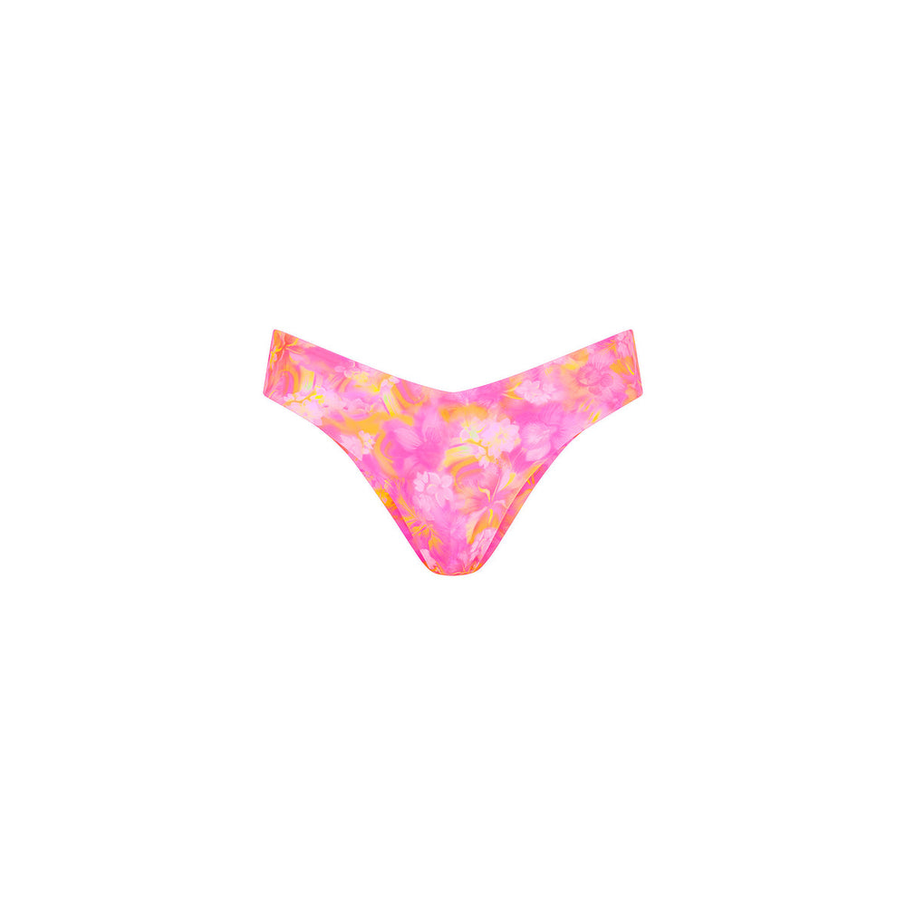 Cheeky V Bikini Bottom - Petal Pop