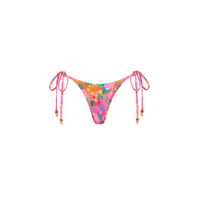 Thong Tie Side Bikini Bottom - Summer Glow