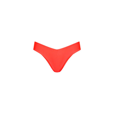 Cheeky V Bikini Bottom - Guava Glow