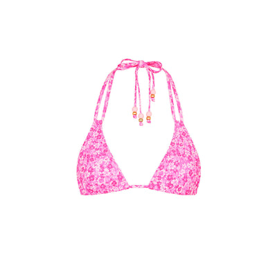 Halter Bralette Bikini Top - Berry Burst